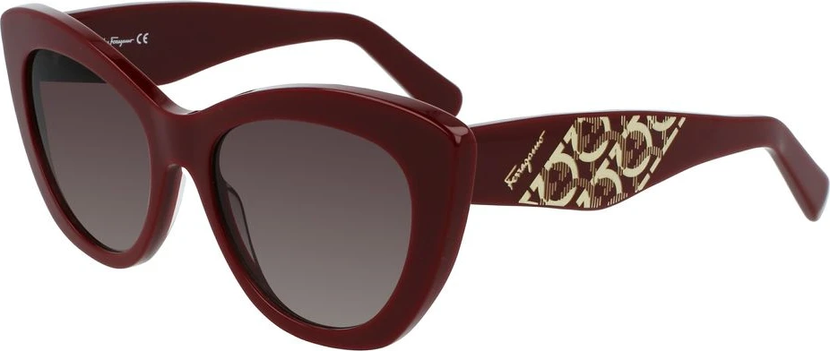 Солнцезащитные очки Salvatore Ferragamo Бордо