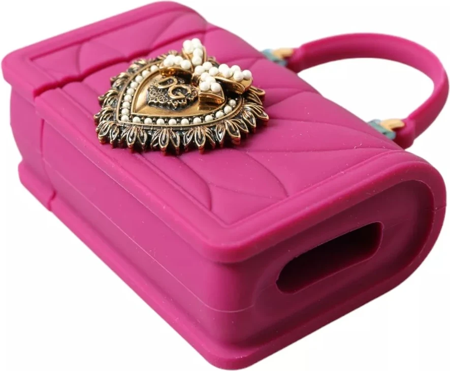 Чехол Dolce & Gabbana Silicone Devotion с логотипом в виде сердца