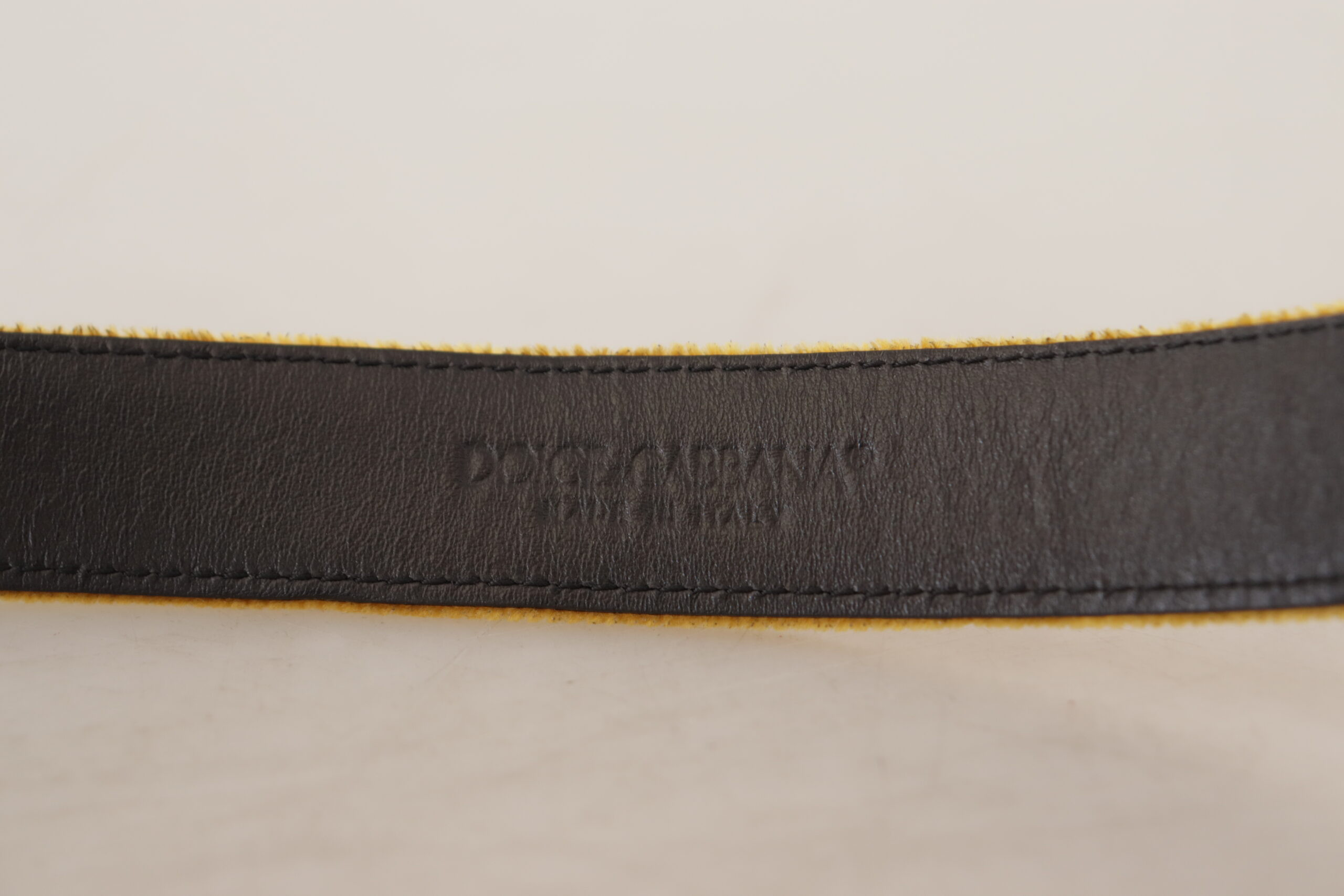 Ремень Dolce & Gabbana Элегантный бархатный женский ремень с золотой пряжкой