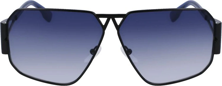 Солнечные очки Karl Lagerfeld Черные металлические солнцезащитные очки