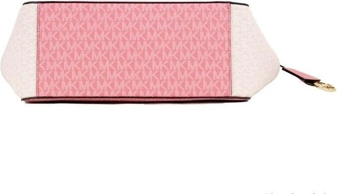 Сумка-тоут Michael Kors Jet Set Tea Rose Signature X Cross Chain Shoulder