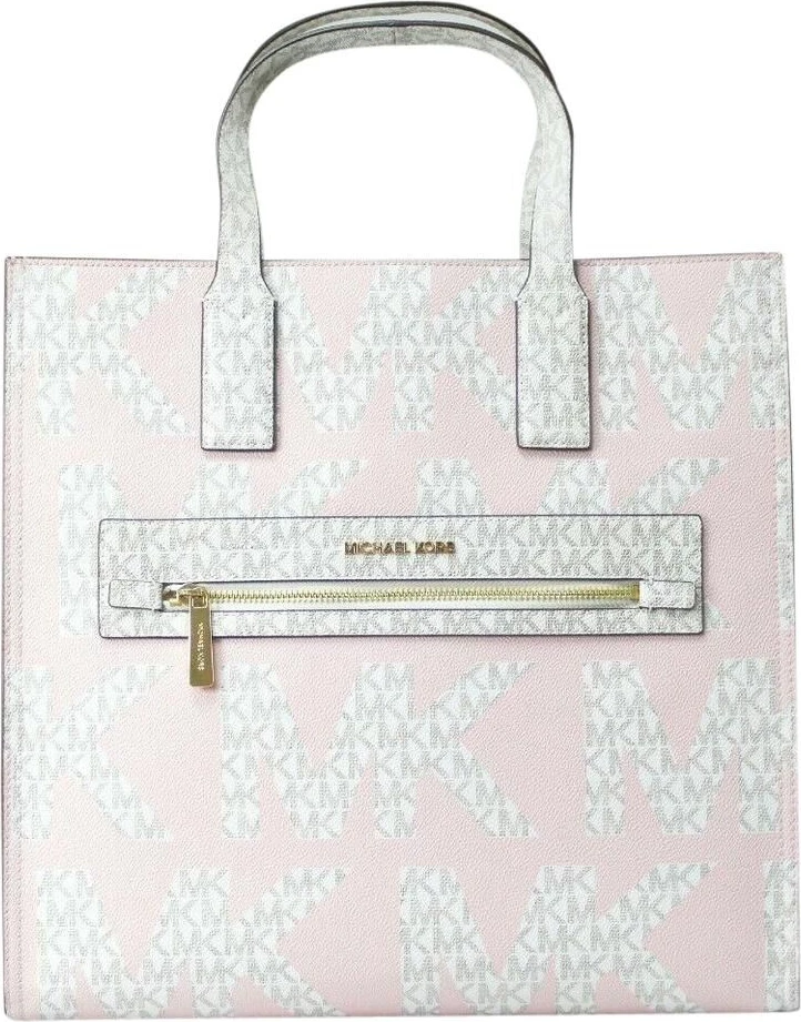 Сумка-тоут Michael Kors Kenly Large из кожи с графическим логотипом NS