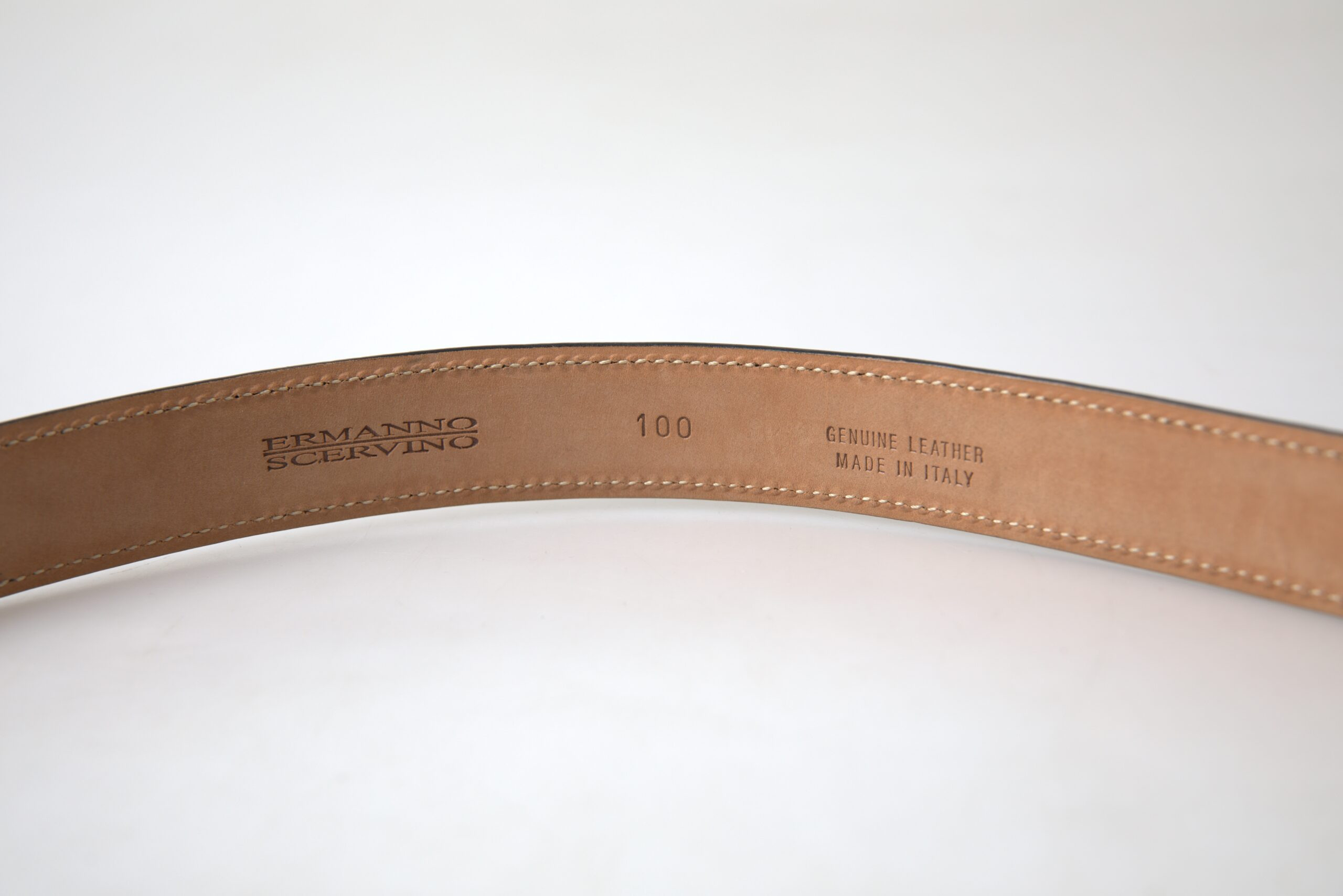 Ремень Ermanno Scervino Черная кожа с металлической пряжкой Cintura Belt