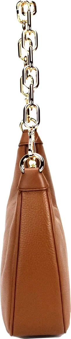 Сумка через плечо Michael Kors Cora Large Luggage Zip Pouchette с цепочкой для ношения на плече и через плечо