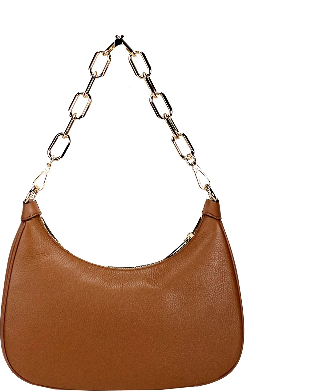 Сумка через плечо Michael Kors Cora Large Luggage Zip Pouchette с цепочкой для ношения на плече и через плечо