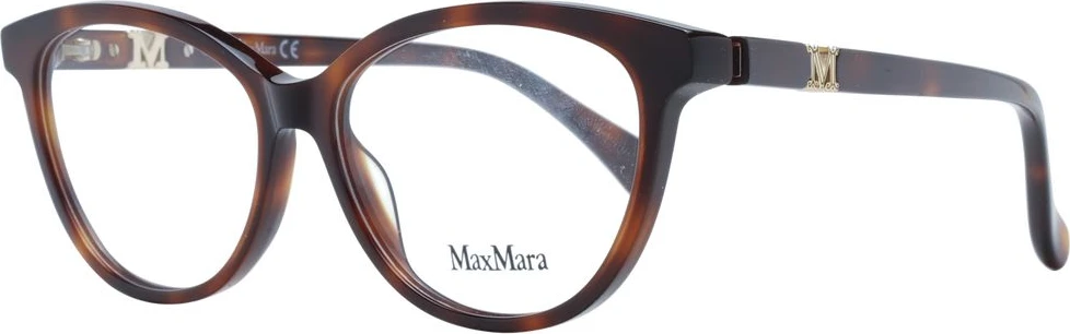 Коричневая оправа для очков Max Mara из пластика