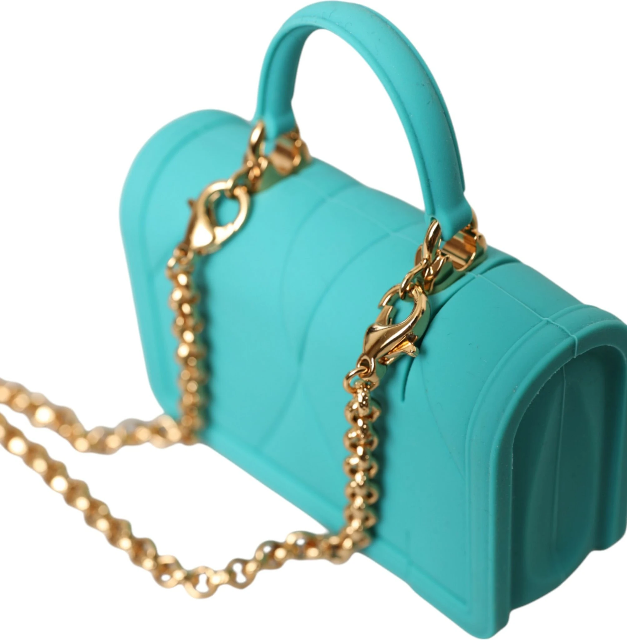 Чехол для Airpods Dolce & Gabbana Бирюзовый Силикон Devotion