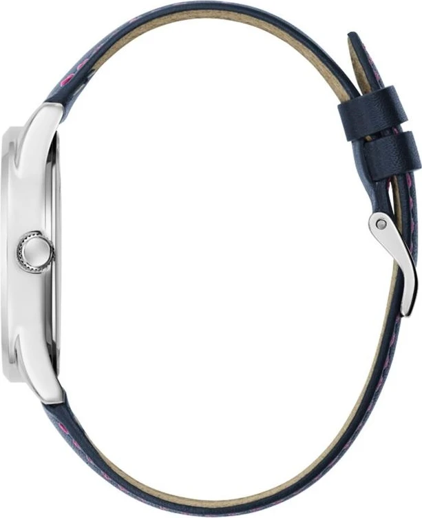 Часы GUESS Синий Кожаный Ремешок