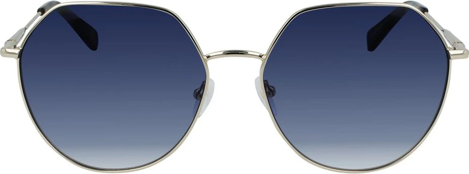 Солнцезащитные очки Longchamp Двухцветные металлические солнцезащитные очки