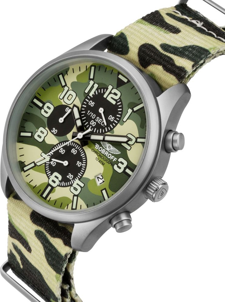 Часы Bobroff Army Nylon