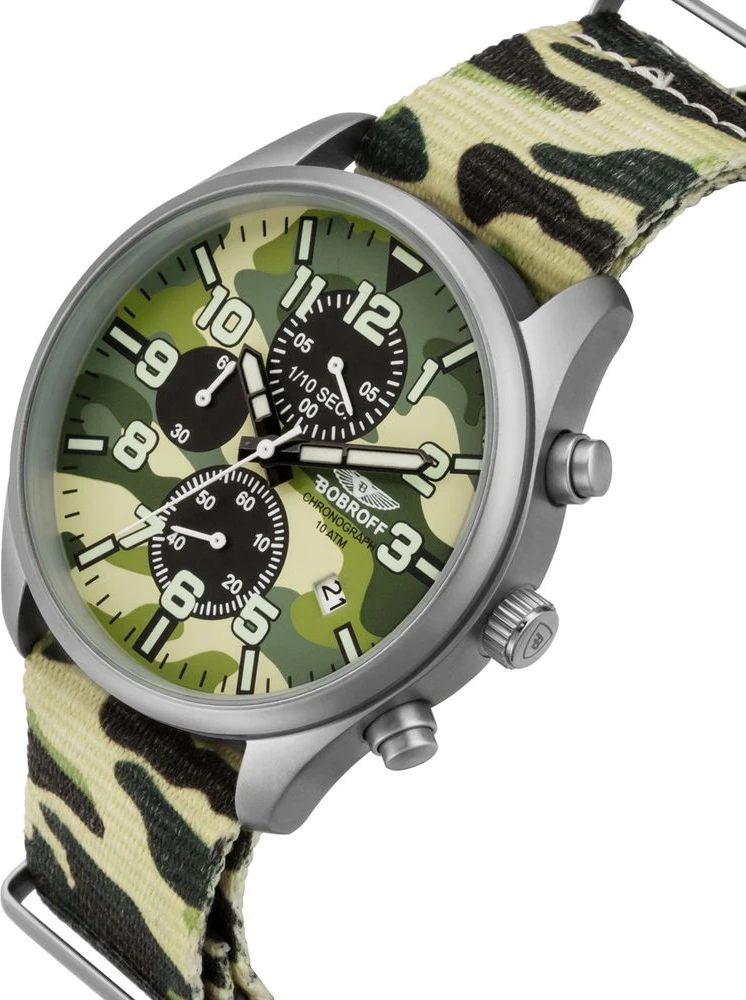 Часы Bobroff Army Nylon