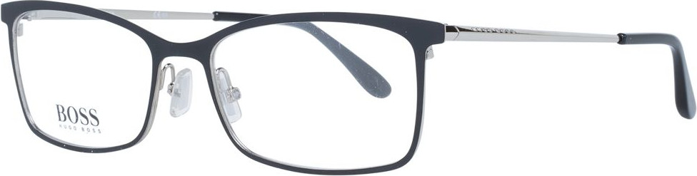 Черная металлическая оправа для очков Hugo Boss
