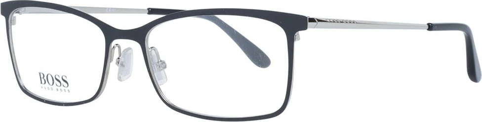 Черная металлическая оправа для очков Hugo Boss