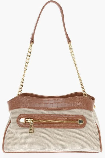 Сумка через плечо LOVE MOSCHINO Chic Canvas and Faux Leather