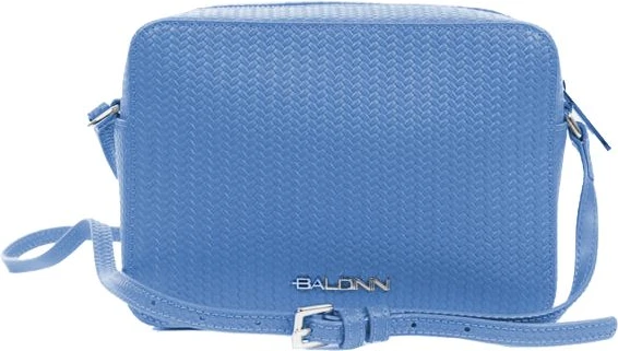 Стильная сумка-камера Baldinini Trend из телячьей кожи с плетением