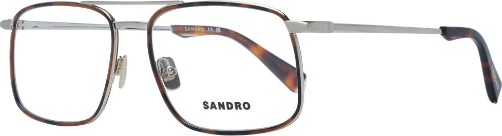Коричневая металлическая оправа для очков Sandro