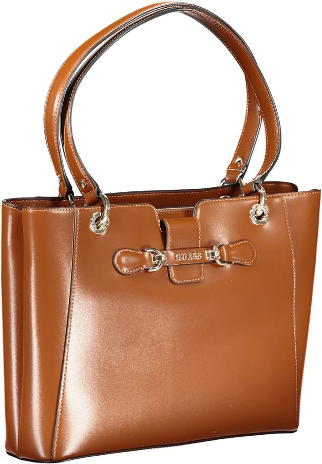 Сумка Guess Shoes Коричневая Полиэтилен