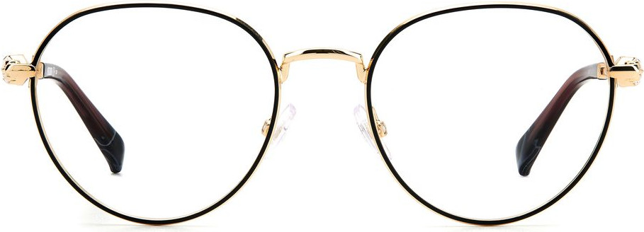 Bicolor Metal Glasses Frames Missoni