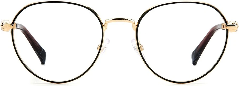 Bicolor Metal Glasses Frames Missoni