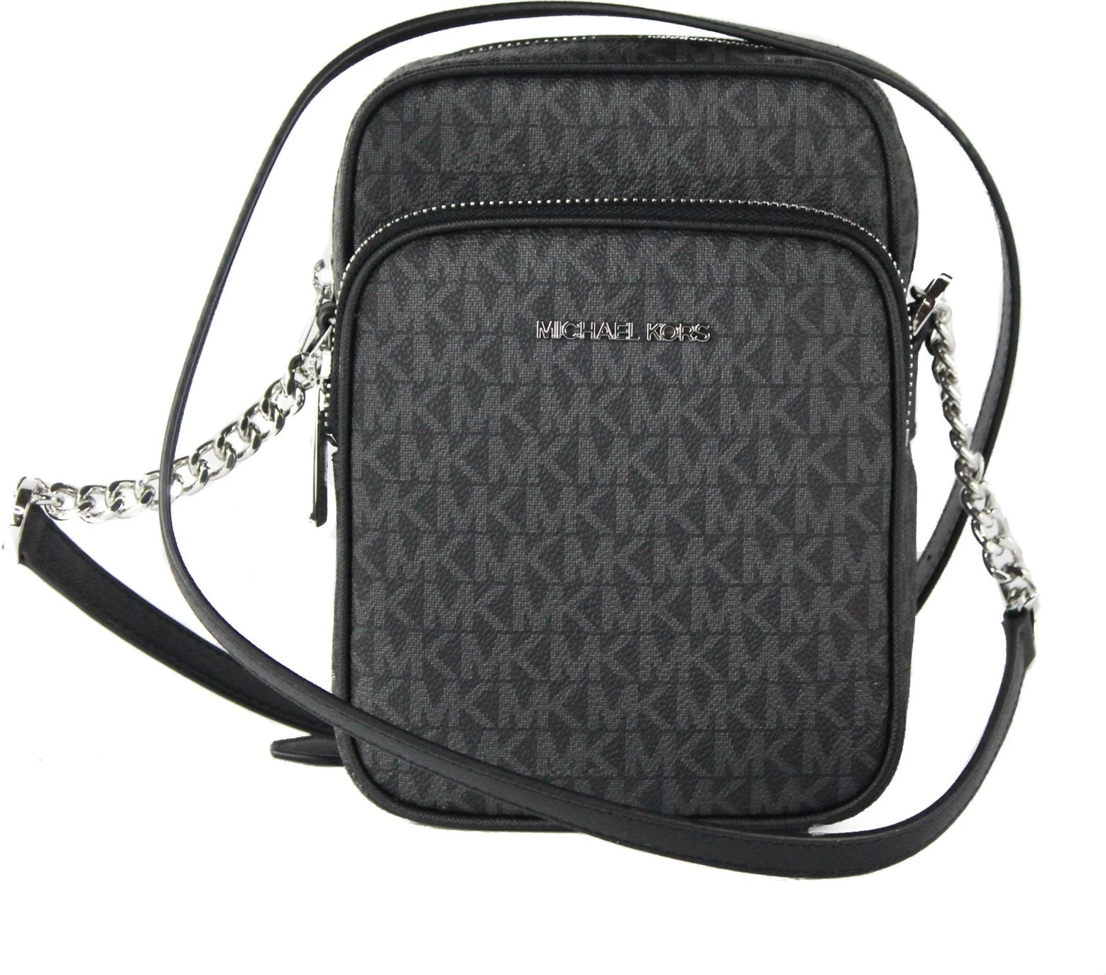 Сумка через плечо Michael Kors Medium Signature Leather North South Chain