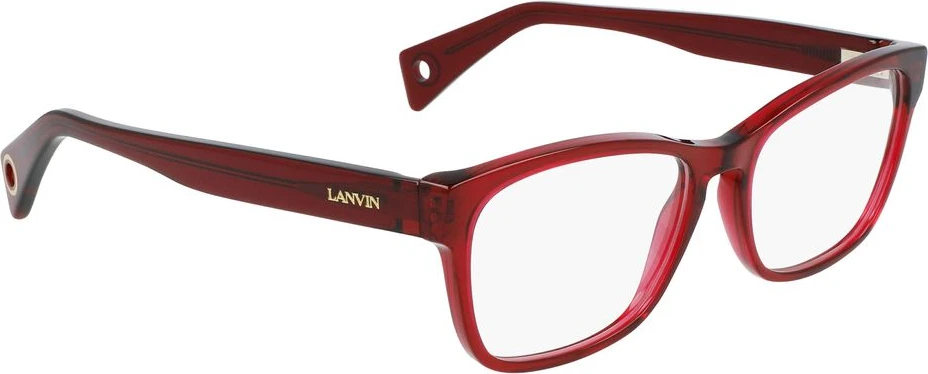 Красная оправа для очков из ацетата от Lanvin