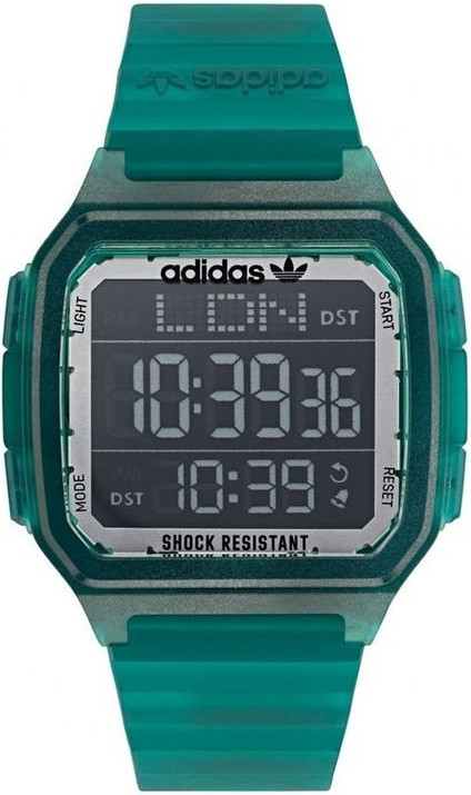Часы Adidas Зеленые Смола