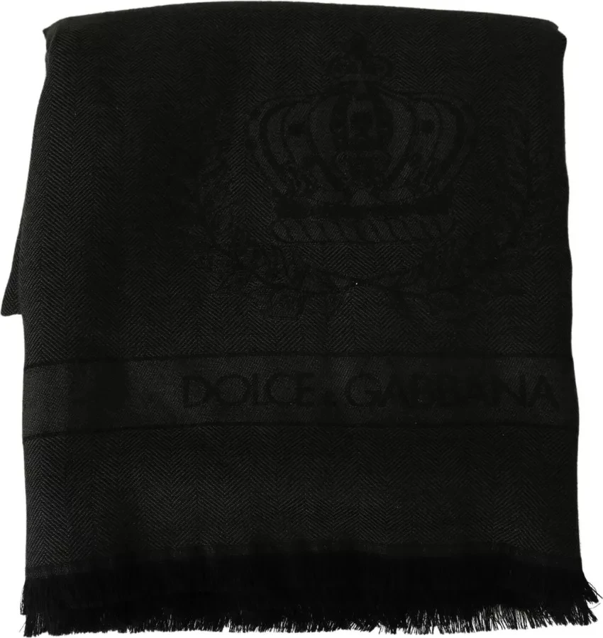 Шарф Dolce & Gabbana, шаль-накидка из кашемира