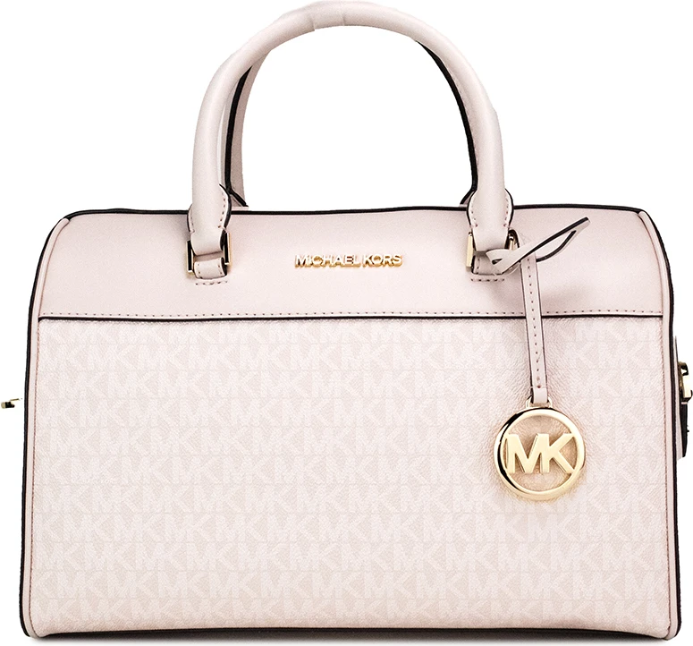 Сумка через плечо Michael Kors Travel Medium Light Powder Blush Signature PVC Duffle