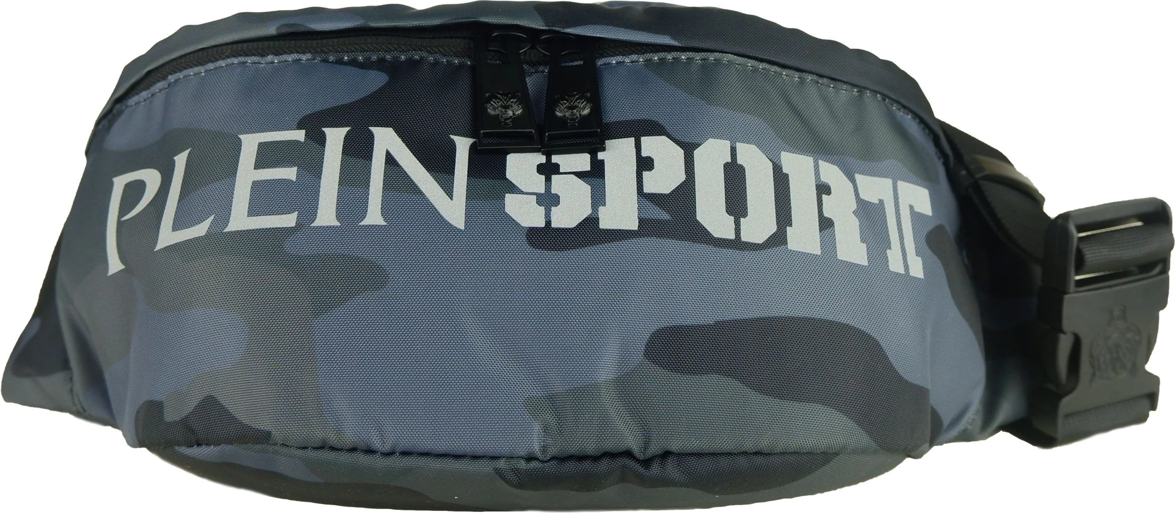 Сумка Plein Sport Серая Полиэстеровая Мужская Дорожная Косметичка