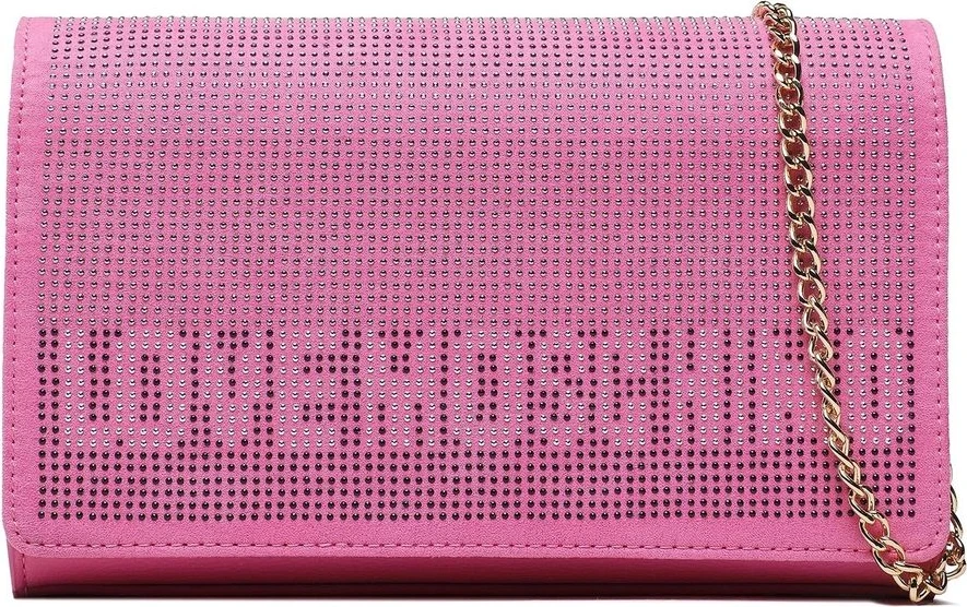 Сумка через плечо LOVE MOSCHINO Chic Pink со стразами