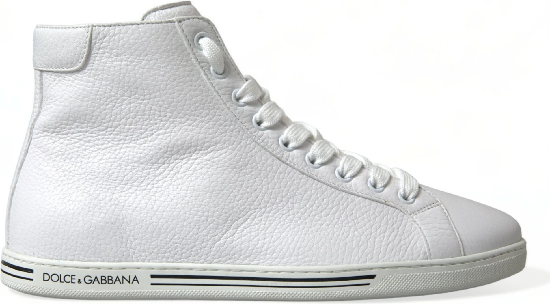 Кроссовки White Saint Tropez High Top Dolce & Gabbana