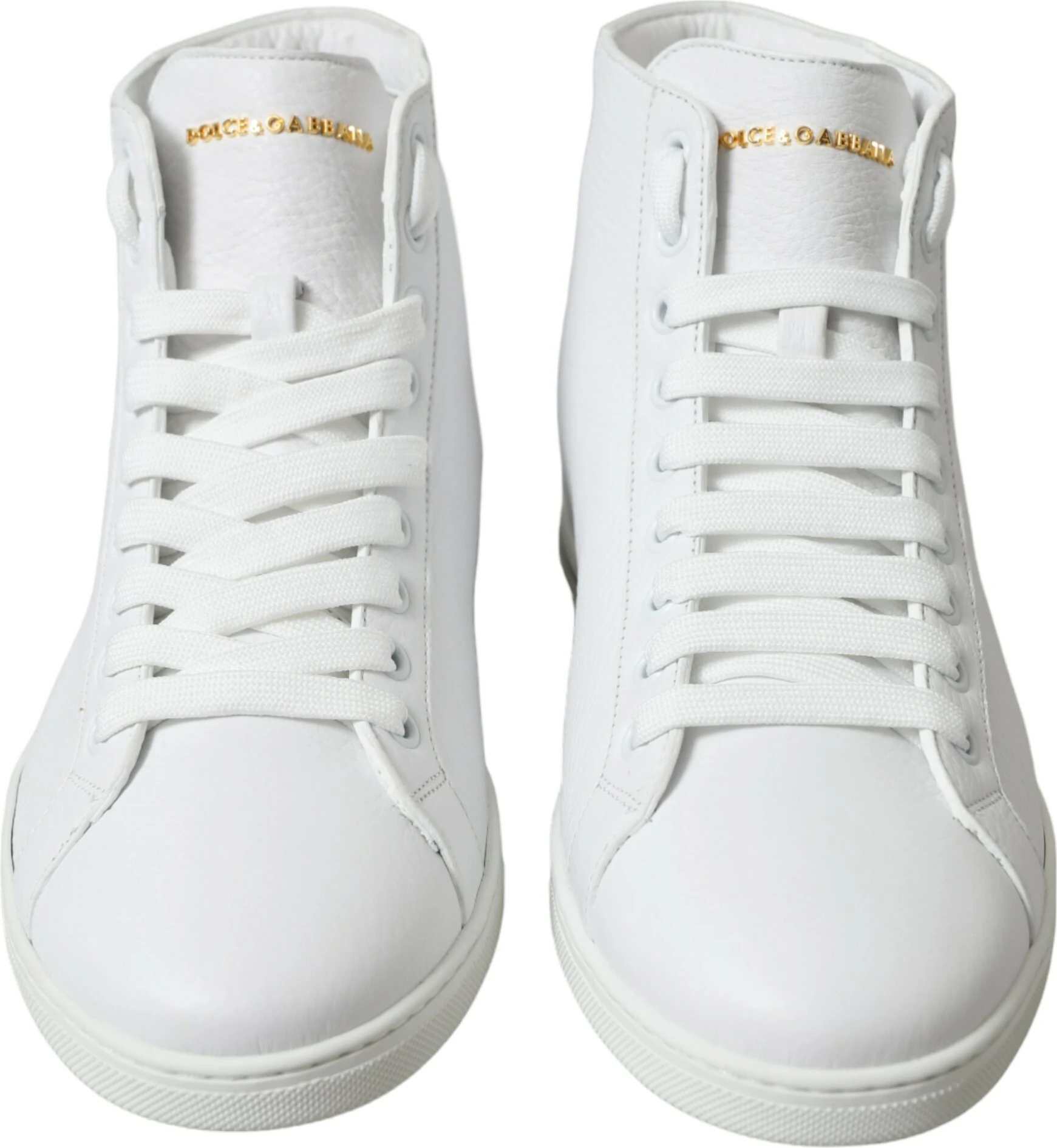 Кроссовки White Saint Tropez High Top Dolce & Gabbana