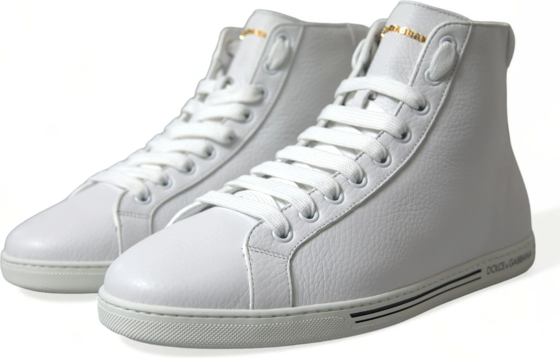 Кроссовки White Saint Tropez High Top Dolce & Gabbana