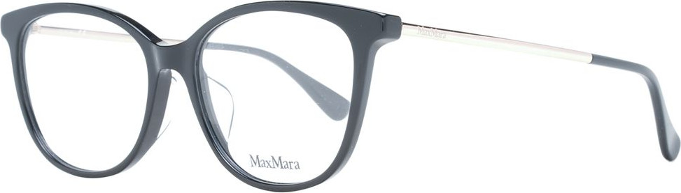 Чёрная пластиковая оправа для очков Max Mara