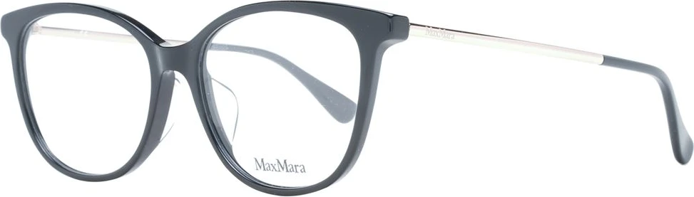 Чёрная пластиковая оправа для очков Max Mara