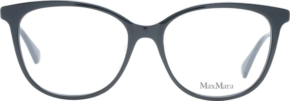 Чёрная пластиковая оправа для очков Max Mara