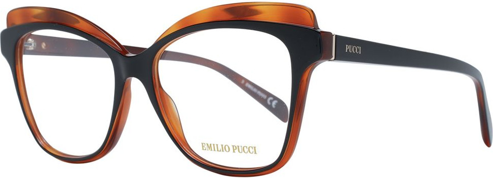 Коричневая оправа для очков Emilio Pucci из пластика