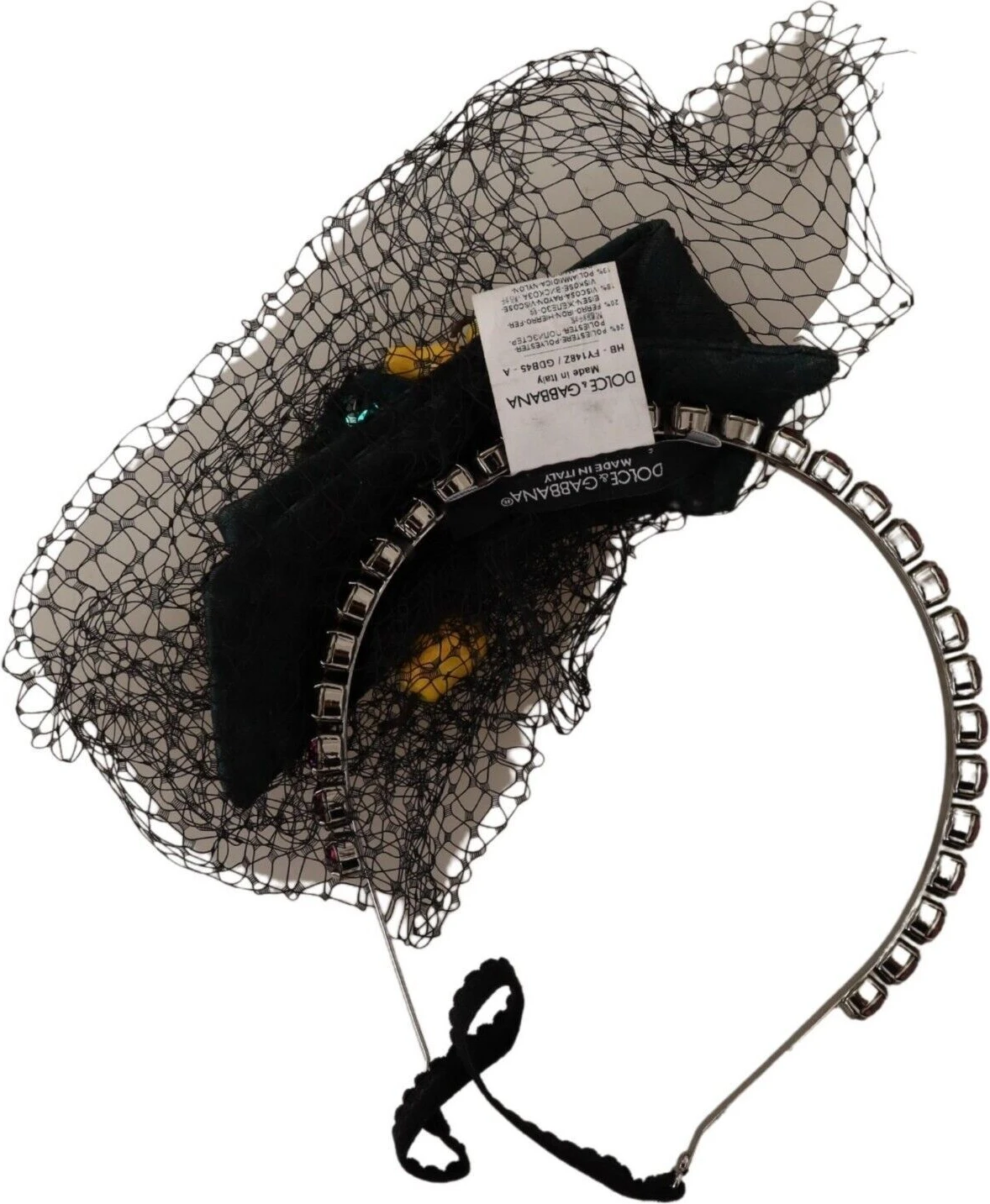 Headband Dolce & Gabbana Enchanting Jewel-Toned Crystal Diadem