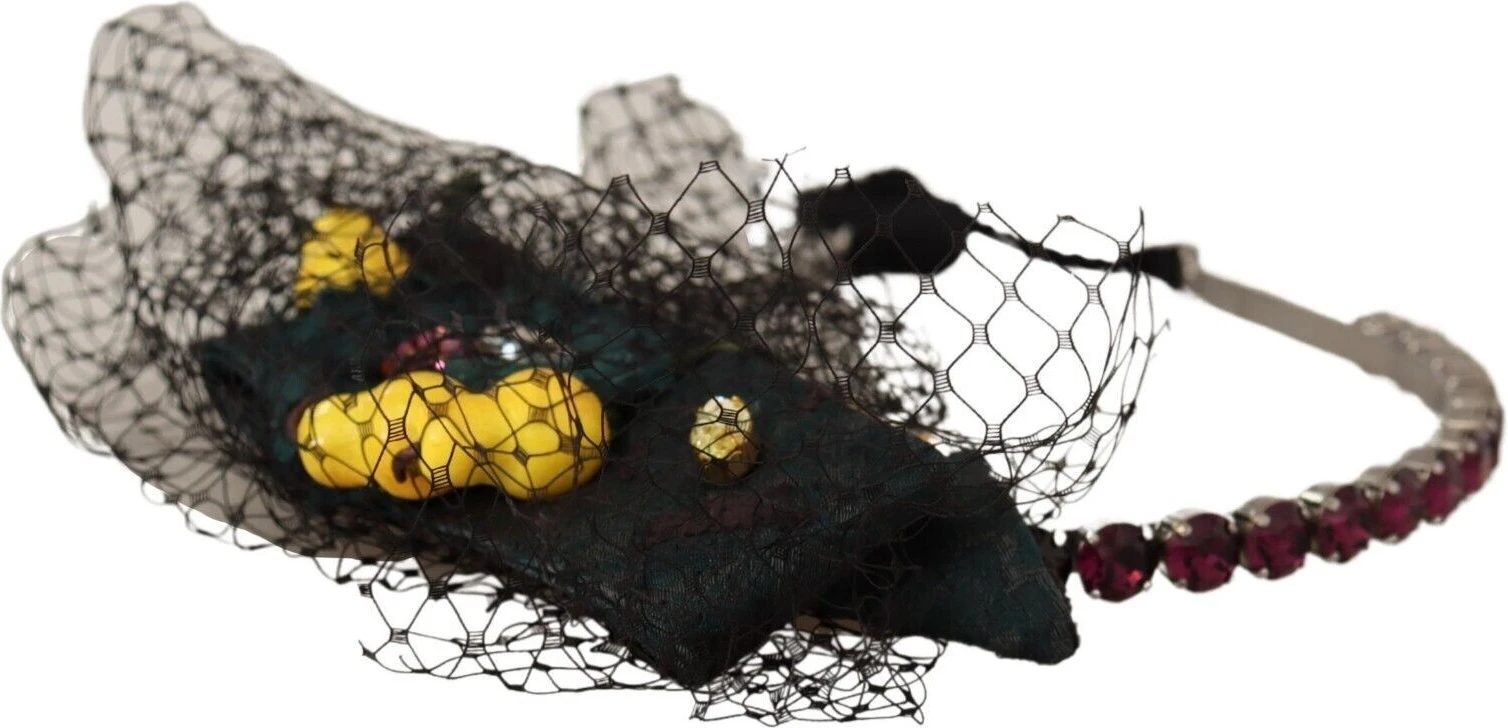 Headband Dolce & Gabbana Enchanting Jewel-Toned Crystal Diadem