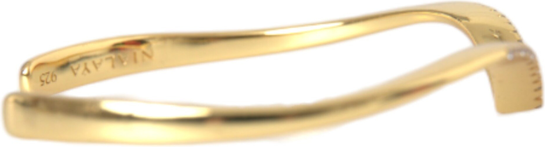 Браслет Nialaya Jewelry Skyfall Arched Wing Cuff