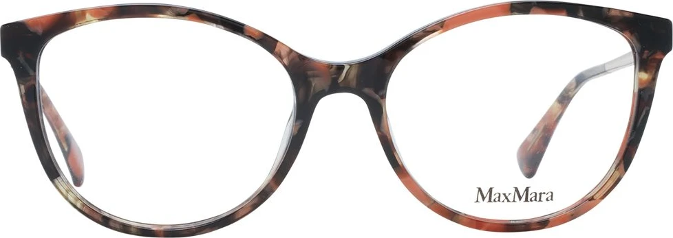 Коричневые пластиковые очки (оправа) Max Mara