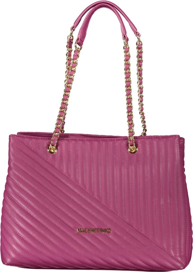 Сумка-тоут Valentino Bags Фиолетовый Полиэтилен