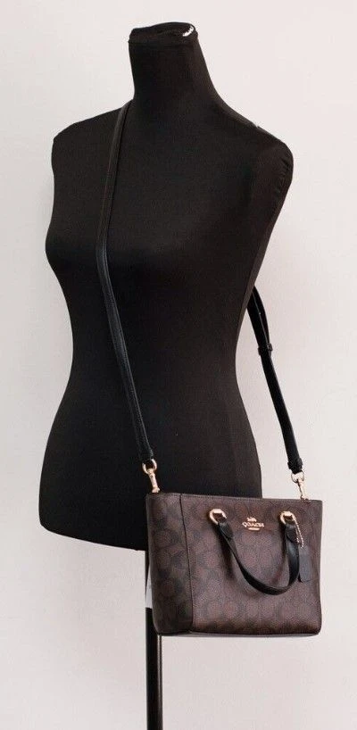 Сумка-почтальон Coach Alice Small Crossgrain Leather
