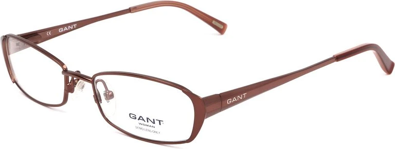 Коричневая металлическая оправа для очков Gant
