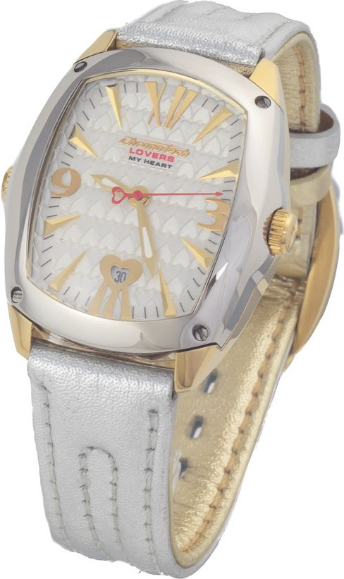 Часы Chronotech Silver с кожаным ремешком
