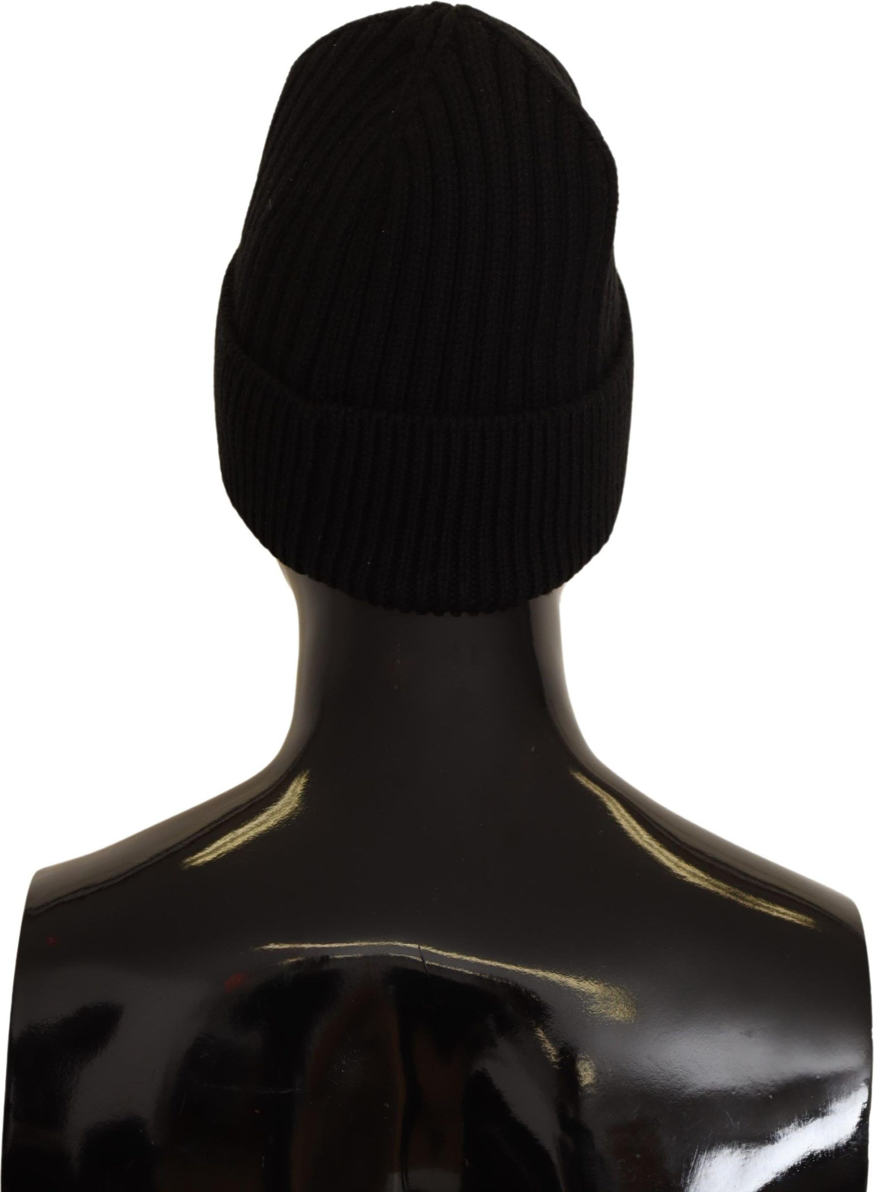 Шапка-бини Dolce & Gabbana Элегантная шерстяная шапка-бини с косами и флисовой подкладкой