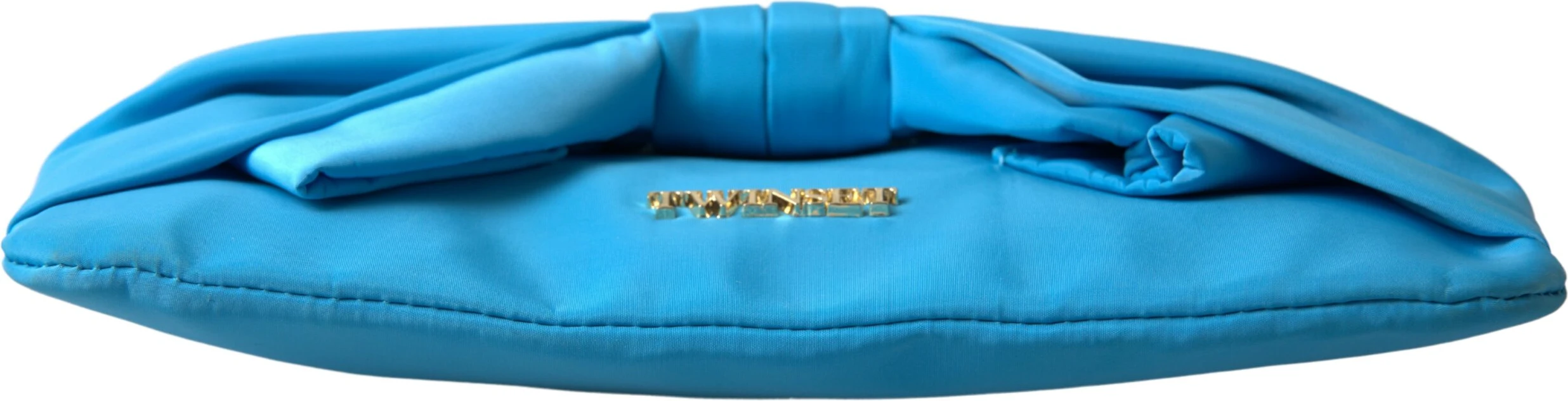Clutch TWINSET Синий Тафта Шелк Большой Бант Застежка-молния Клатч Женский Сумка-клатч с Логотипом