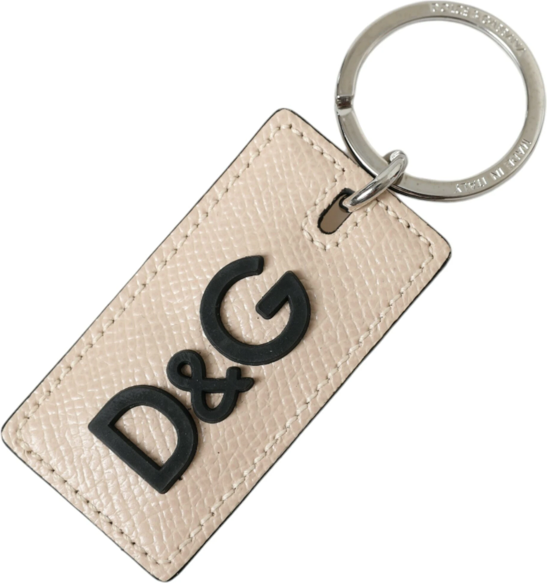 Держатель для ключей Dolce & Gabbana Элегантный трехскладной кожаный держатель для ключей