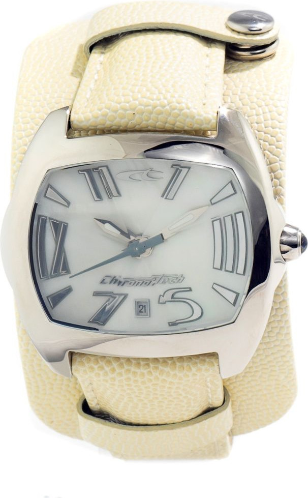 Часы Chronotech бежевая кожа