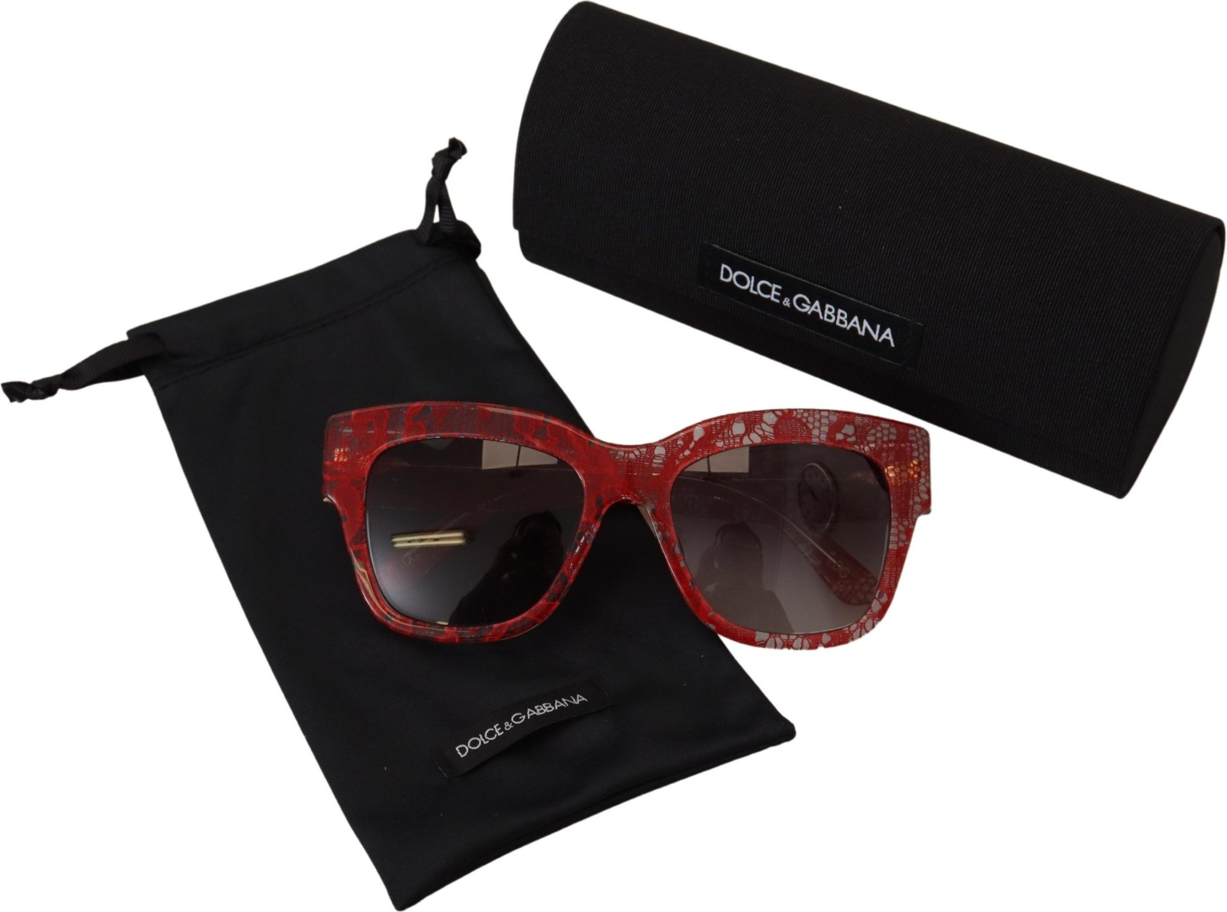 Солнцезащитные очки Dolce & Gabbana Красное кружево